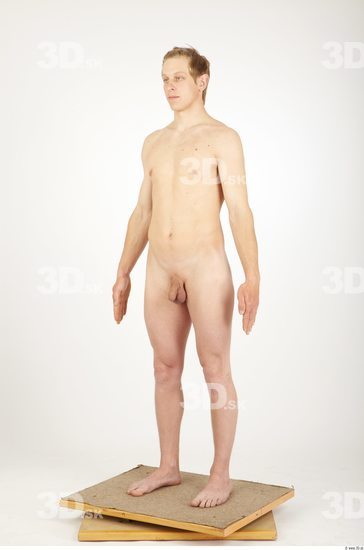 Whole Body Man Animation references Nude Casual Average Studio photo references