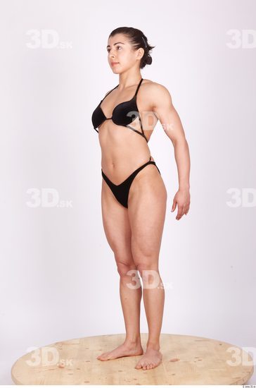 Whole Body Woman Animation references Underwear Muscular Studio photo references