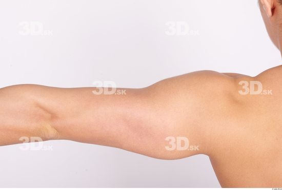 Arm Whole Body Woman Muscular Studio photo references