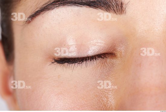 Eye Whole Body Woman Muscular Studio photo references