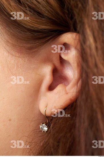 Ear Woman White Chubby