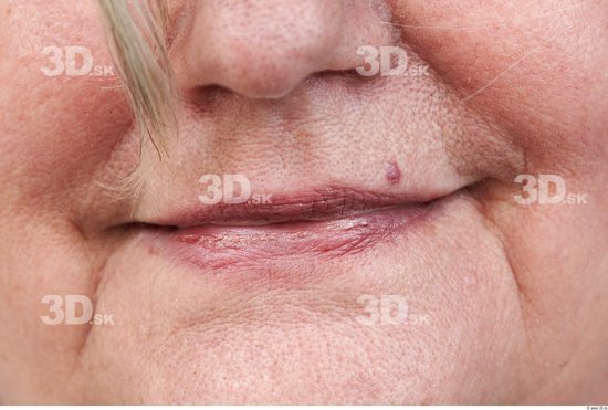 Mouth Woman White Overweight