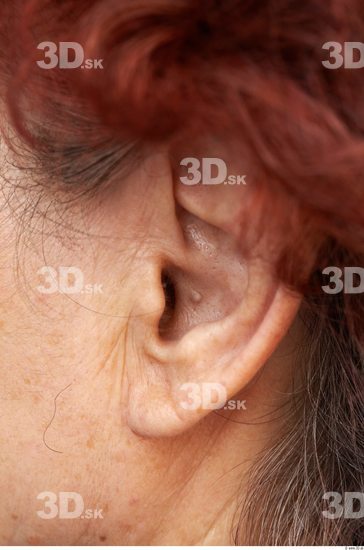 and more Ear Woman White Overweight