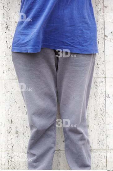 Thigh Head Woman Sports Trousers Chubby Street photo references