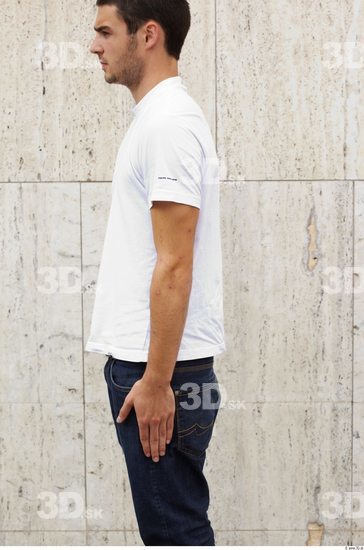 Arm Man White Casual Jeans Athletic