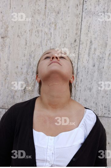 Neck Woman White Scar Overweight