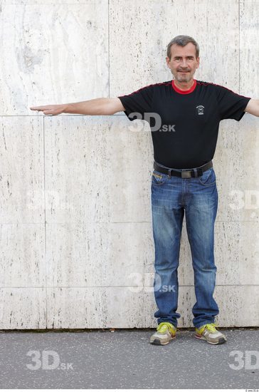 Whole Body Man T poses Casual Slim Street photo references