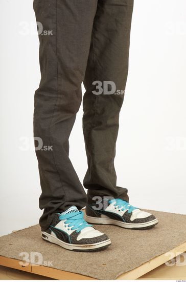 Calf Whole Body Man Nude Casual Trousers Athletic Studio photo references