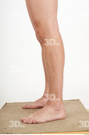 Calf Whole Body Man Nude Athletic Studio photo references