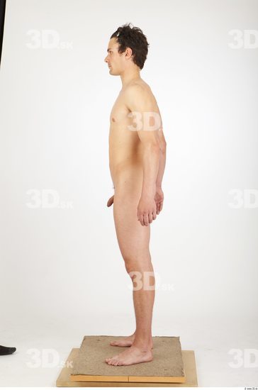 Whole Body Man Nude Athletic Studio photo references