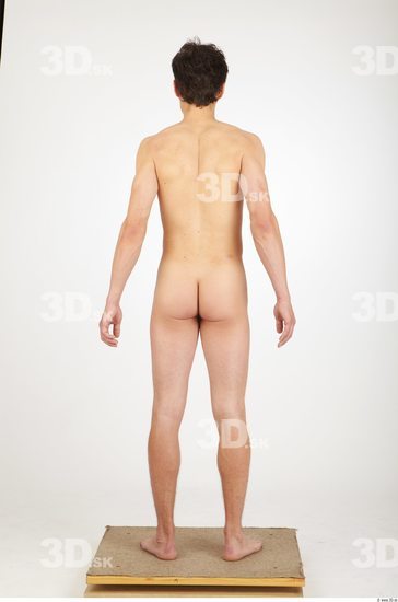 Whole Body Man Nude Athletic Studio photo references