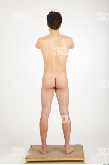 Whole Body Man Nude Athletic Studio photo references