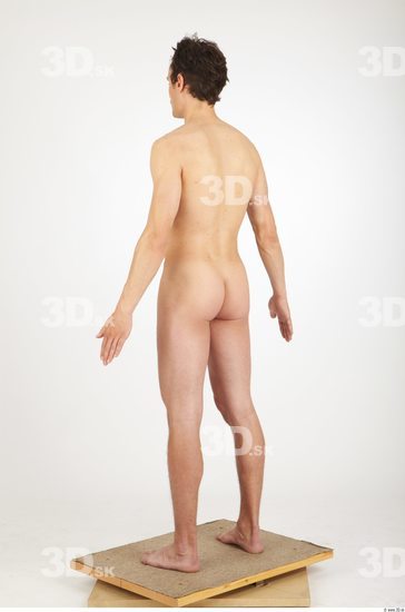 Whole Body Man Nude Athletic Studio photo references