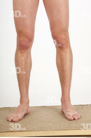 Calf Whole Body Man Nude Athletic Studio photo references