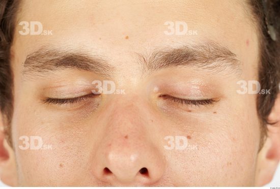 Eye Whole Body Man Nude Athletic Studio photo references