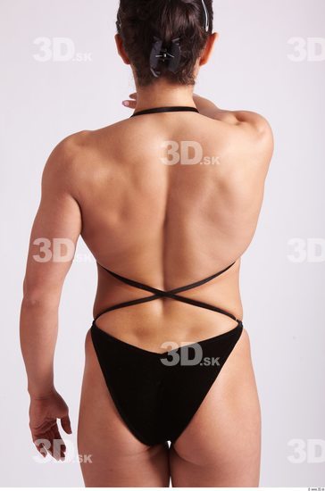 Arm Back Woman Sports Swimsuit Muscular Studio photo references