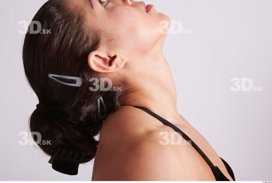 Neck Arm Woman Sports Swimsuit Muscular Studio photo references