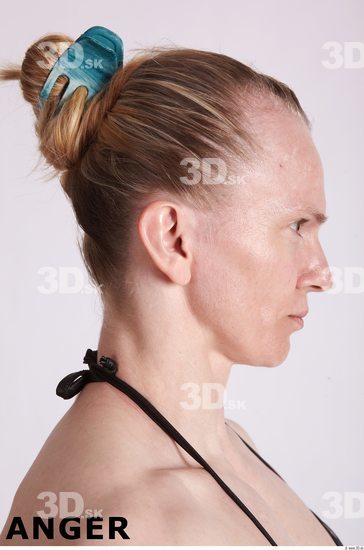 Face Emotions Woman White Muscular