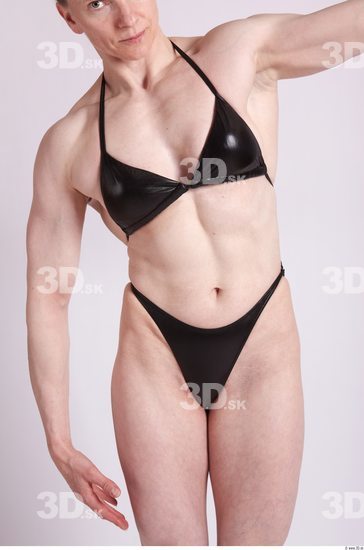 Upper Body Woman Sports Swimsuit Studio photo references