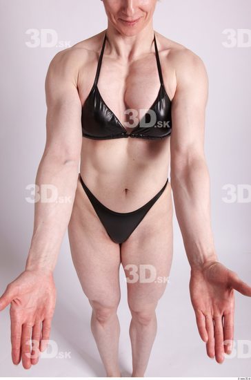 Upper Body Woman Sports Swimsuit Studio photo references