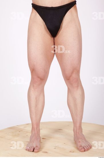 Leg Whole Body Man Sports Swimsuit Muscular Studio photo references