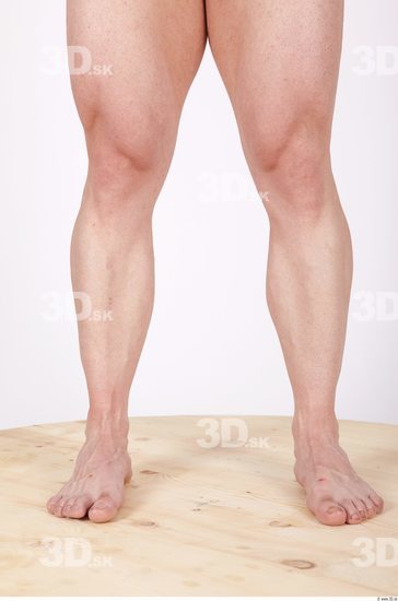 Calf Whole Body Man Nude Muscular Studio photo references