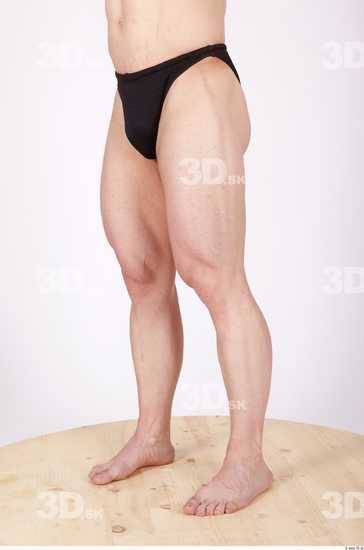 Leg Whole Body Man Sports Swimsuit Muscular Studio photo references