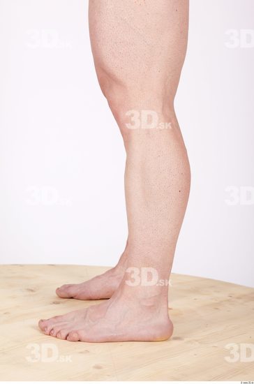 Calf Whole Body Man Nude Muscular Studio photo references