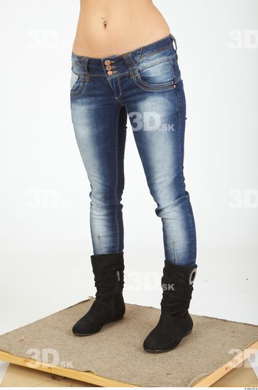 Leg Woman Animation references Casual Jeans Slim Studio photo references