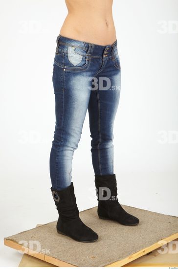 Leg Woman Animation references Casual Jeans Slim Studio photo references