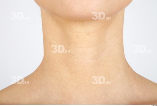 Neck Woman Animation references Nude Slim Studio photo references