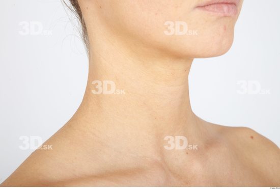 Neck Woman Animation references Nude Slim Studio photo references