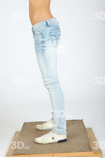 Leg Woman Animation references Casual Jeans Slim Studio photo references