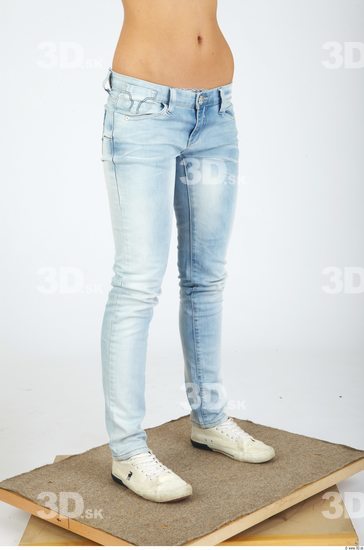 Leg Woman Animation references Casual Jeans Slim Studio photo references