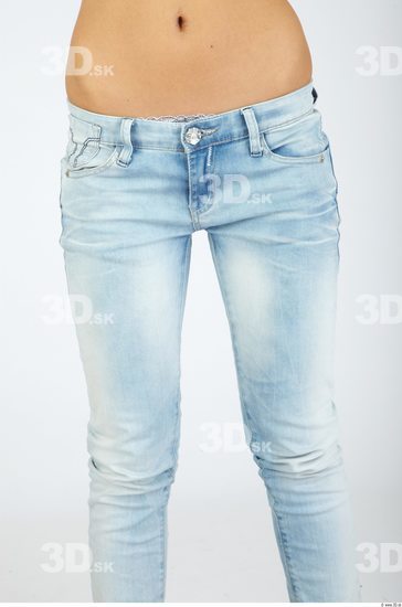 Thigh Woman Animation references Casual Jeans Slim Studio photo references