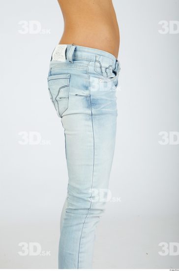 Thigh Woman Animation references Casual Jeans Slim Studio photo references