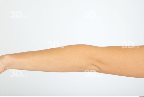 Forearm Woman Animation references Nude Slim Studio photo references