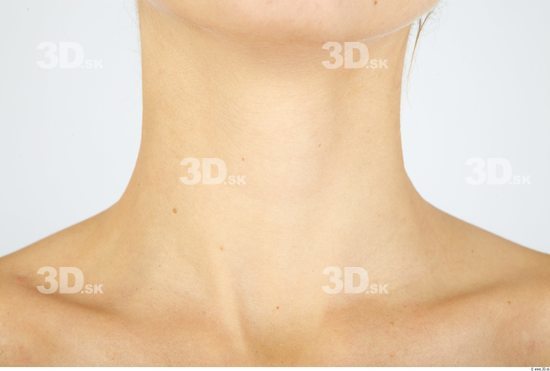 Neck Woman Animation references Nude Slim Studio photo references