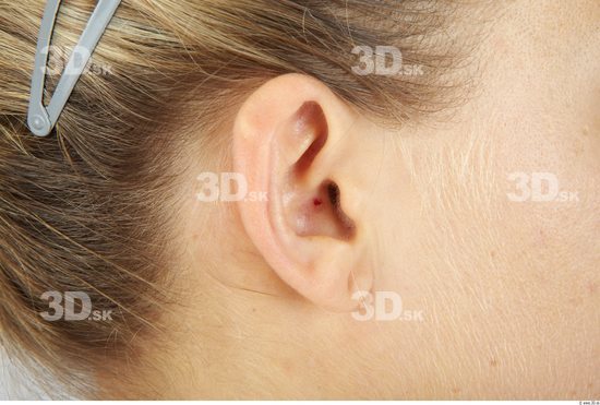 Ear Woman Animation references Slim Studio photo references