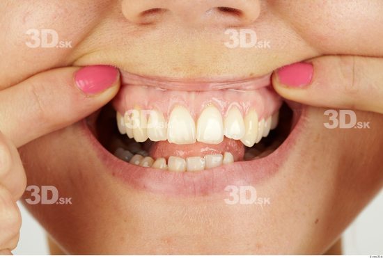 Teeth Woman Animation references Slim Studio photo references