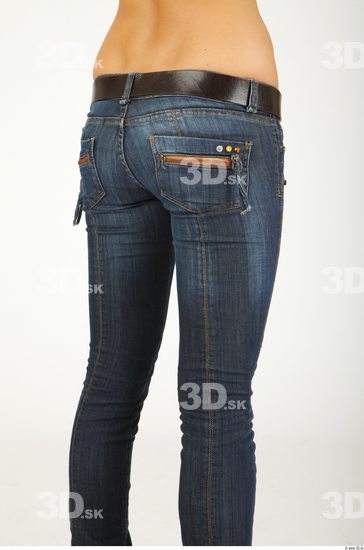 Thigh Woman Animation references Casual Jeans Slim Studio photo references