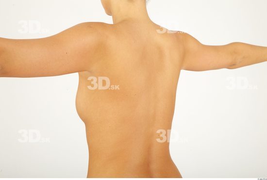 Back Woman Animation references Nude Slim Studio photo references