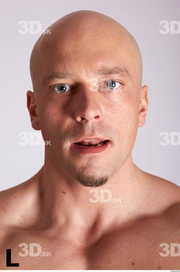 Face Phonemes Man White Muscular Bald