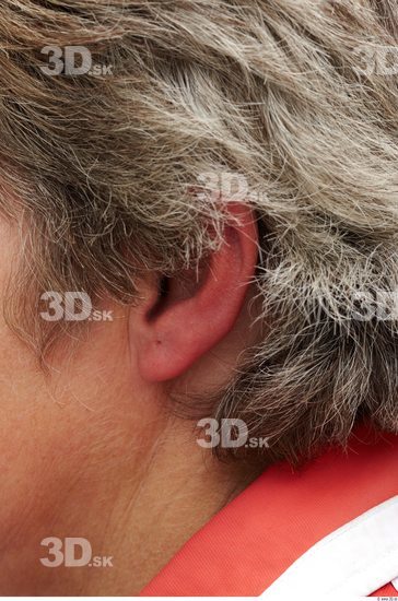 Ear Woman White Chubby