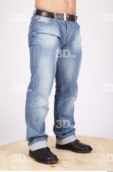 Leg Whole Body Man Casual Jeans Muscular Studio photo references