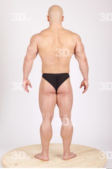 Whole Body Man Casual Sports Swimsuit Muscular Studio photo references