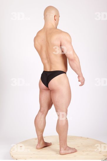 Whole Body Man Casual Sports Swimsuit Muscular Studio photo references