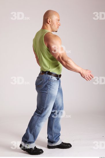 Whole Body Man Animation references White Casual Muscular