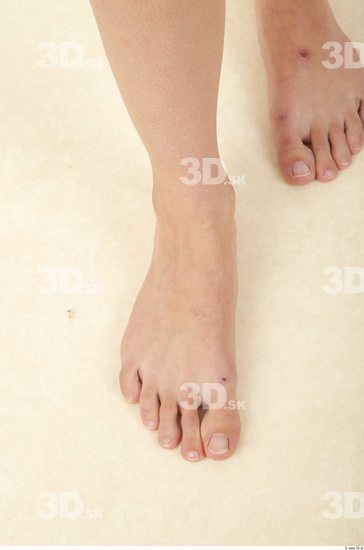 Foot Whole Body Woman Animation references Nude Casual Slim Studio photo references