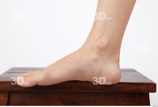 Foot Whole Body Woman Animation references Nude Casual Slim Studio photo references